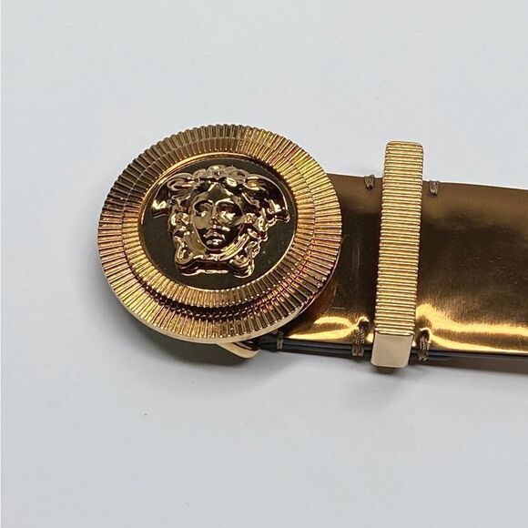 Versace Medusa Buckle Belt size 115/46” - Picture 10 of 12